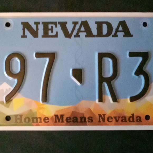 Las Vegas,NEVADA license plate.perfect condition. - Picture 2 of 5